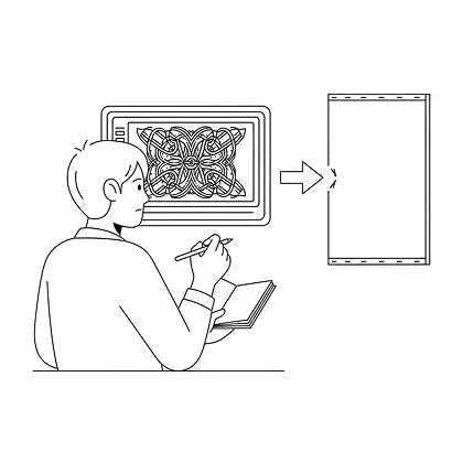 参考デザインからどう作るかわからない