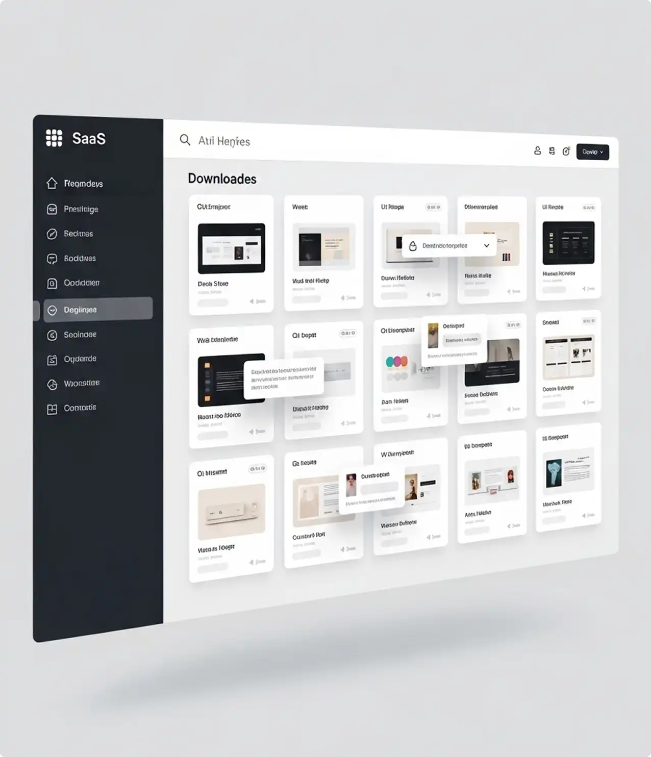 WEB DESIGN SNIPPETSのUIスクリーンショット